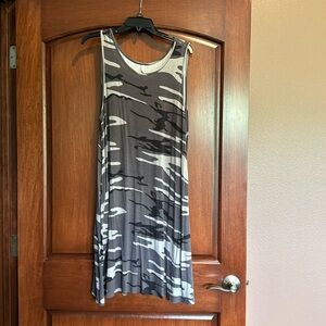 Camo dress with pockets